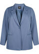 FLASH - Enkel blazer med knap, Blå, Packshot image number 0