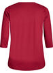 Tr&aelig;ningsbluse med 3/4 &aelig;rmer, R&oslash;d, Packshot image number 1