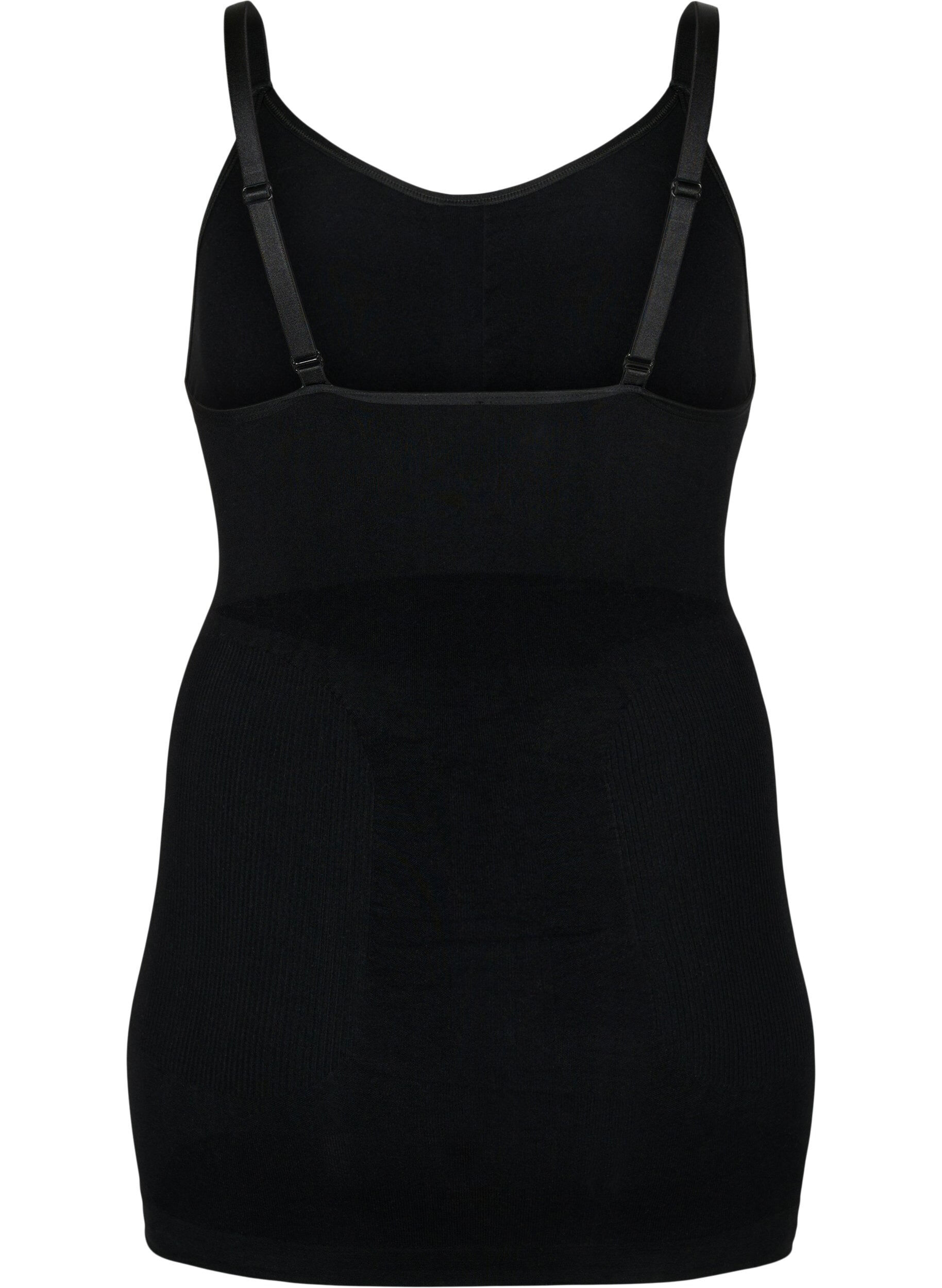 Zizzi Shapewear stroptop., Sort, Packshot image number 1