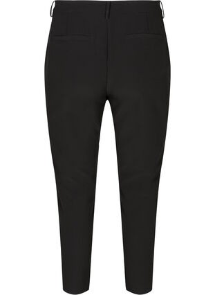 Klassiske bukser med ankellængde, Black, Packshot image number 1