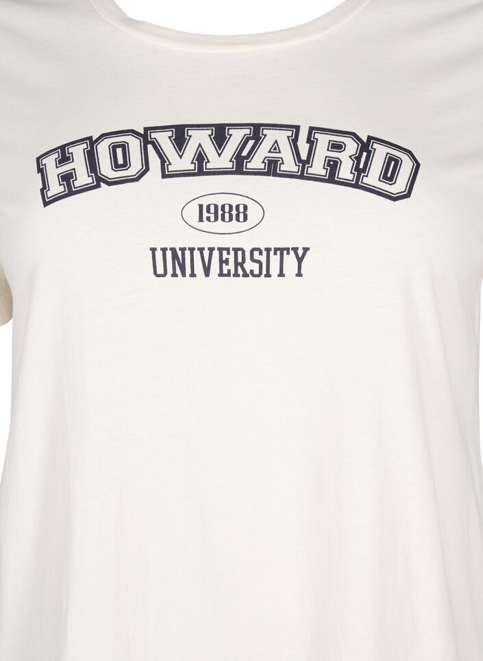 T-shirt i bomuld med tekstmotiv, Antique W. W. Howard, Packshot image number 2