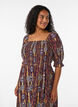 Sommerkjole i viskose med paisleyprint, Lilla, Model image number 2