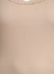 Top med blondekant, Beige, Packshot image number 2