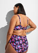 Bikini bh med b&oslash;jle og m&oslash;nster, Lilla, Model image number 2