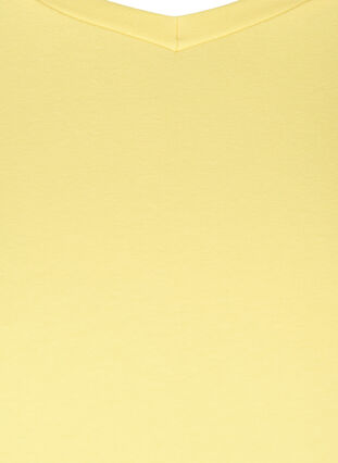 Basis t-shirt, Yellow Cream, Packshot image number 2