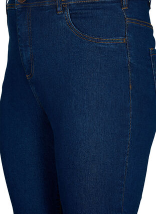 FLASH - Højtaljede jeans med bootcut, Blue denim, Packshot image number 2