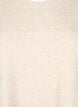 Strikvest med ribkanter, Beige, Packshot image number 2