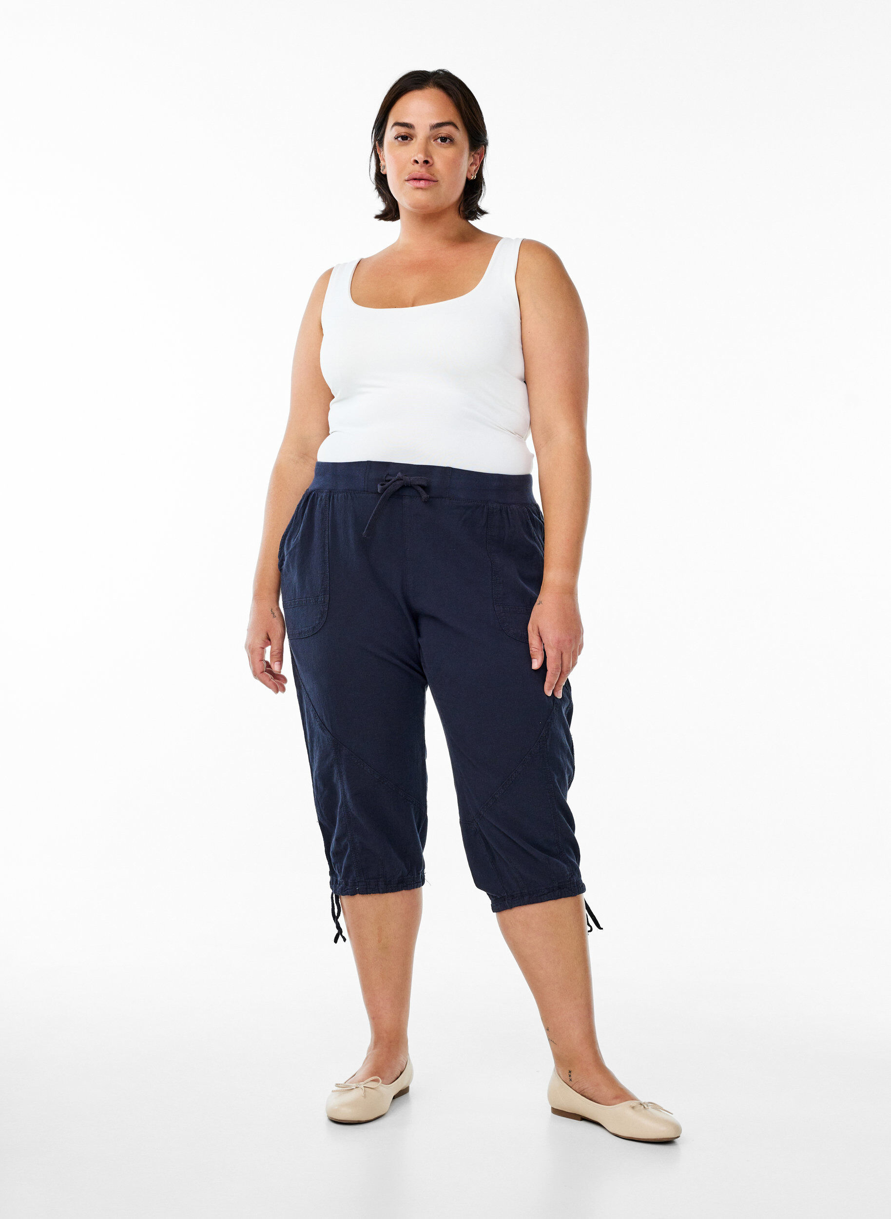 Knickers i bomuld, Bl&aring;, Model