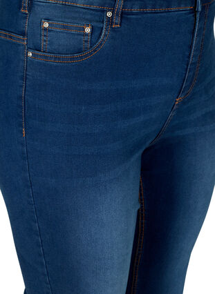 Ellen bootcut jeans med høj talje, Blue denim, Packshot image number 2