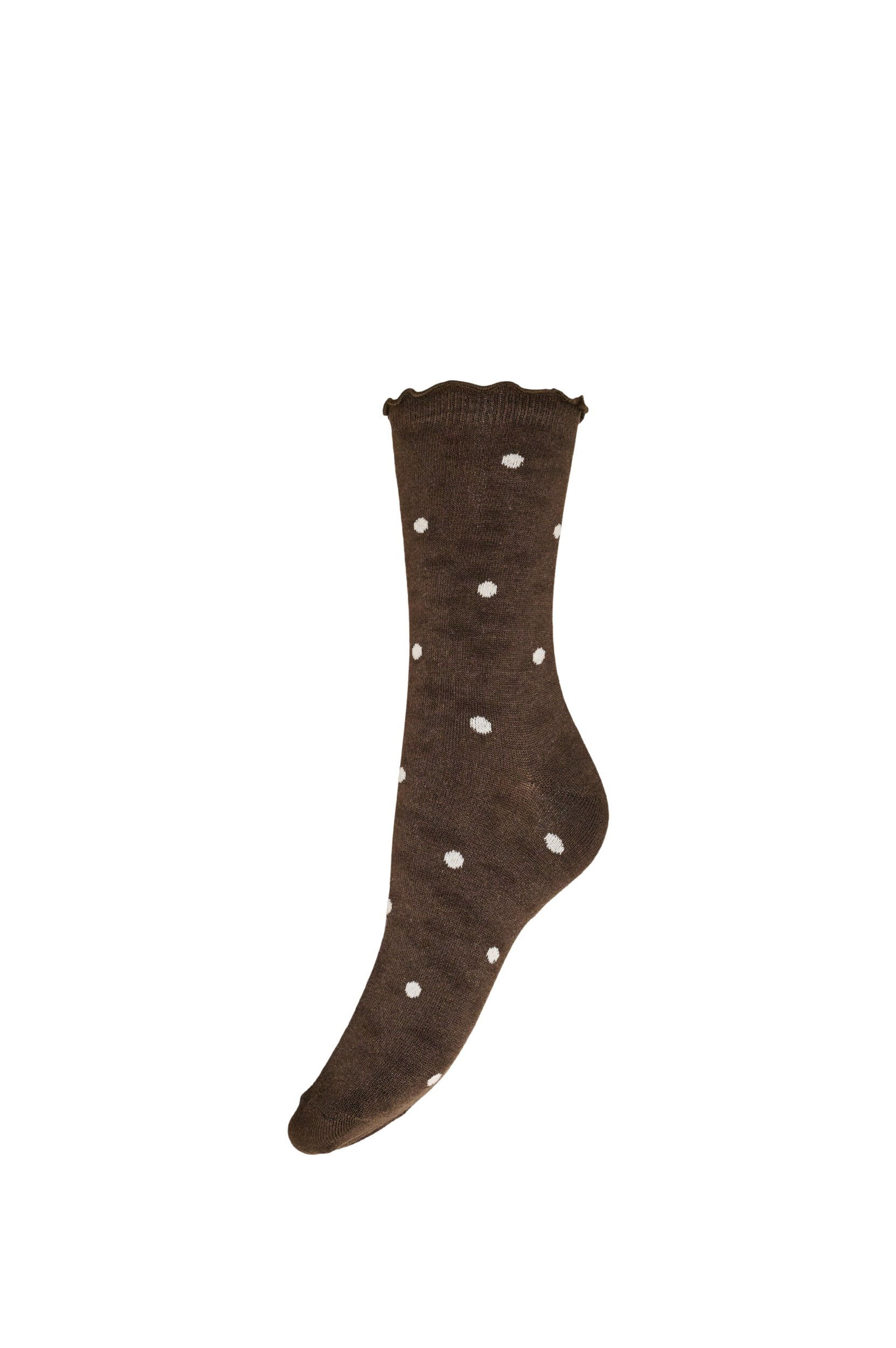 ZizziBomuldsstr&oslash;mper med motiver, Brun, Packshot image number 0