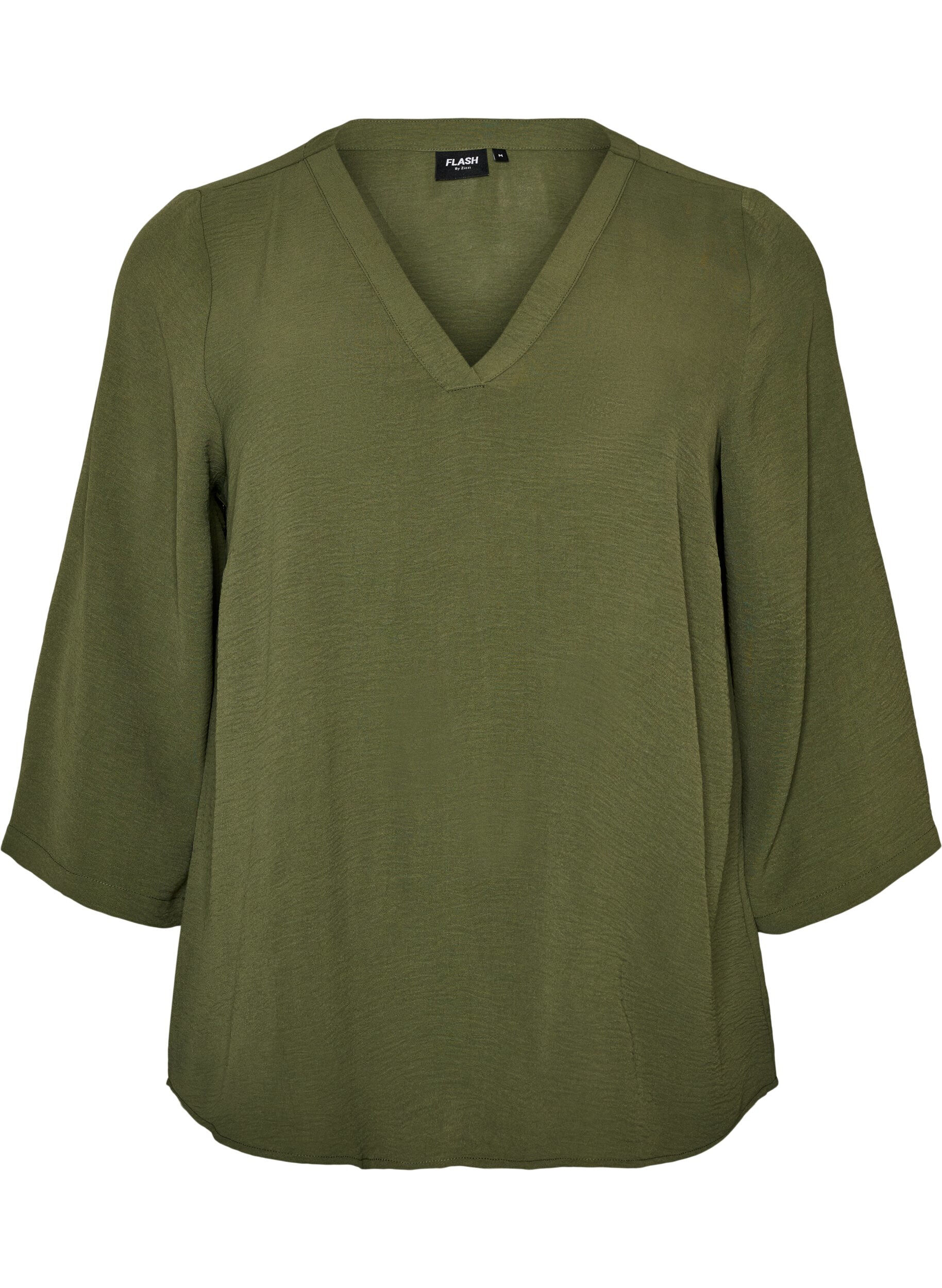 FLASH - Bluse med 3/4 &aelig;rmer