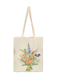 Totebag med print, Gr&oslash;n