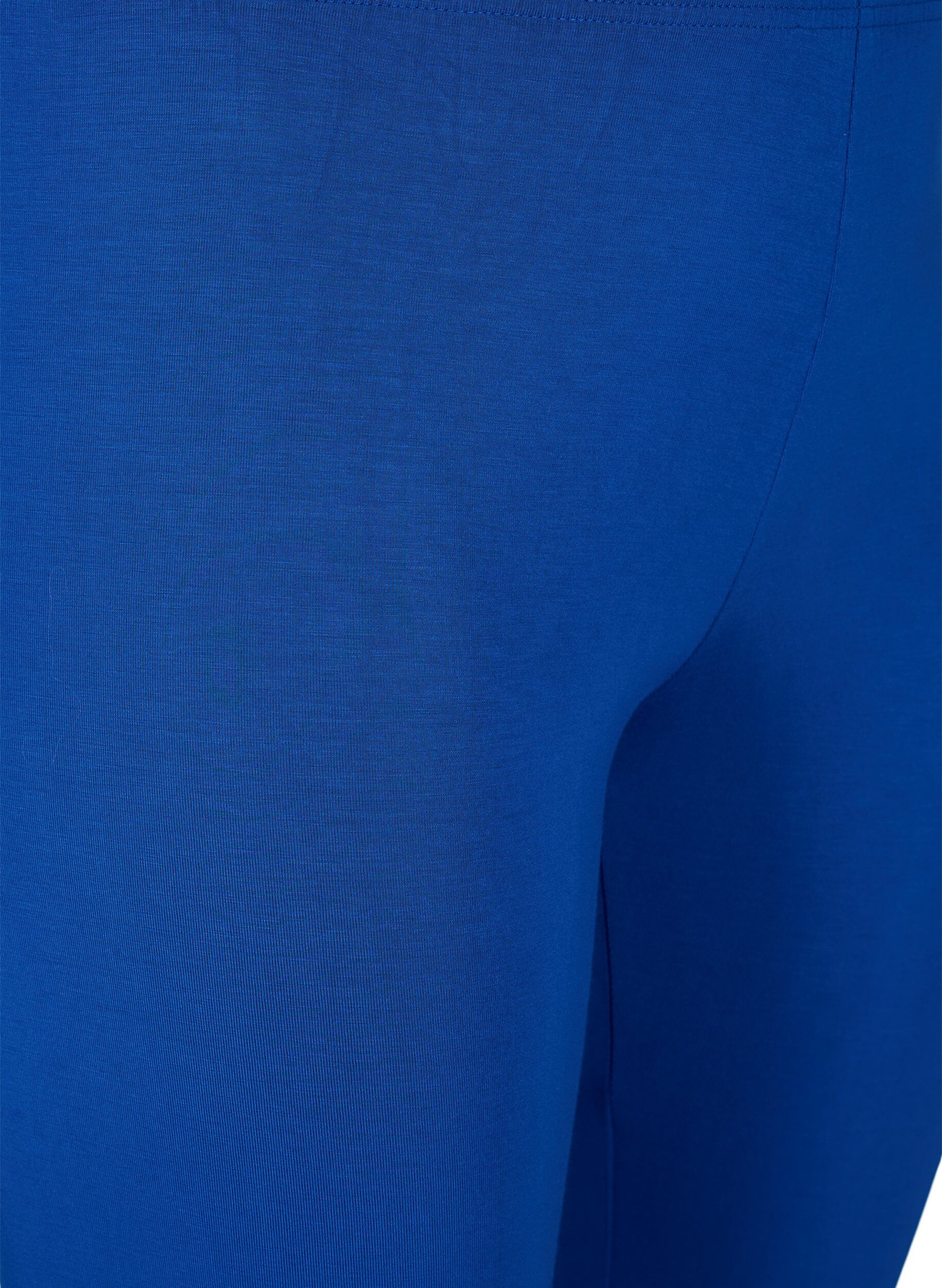 ZizziBasis 3/4 leggings i viskose , Bl&aring;, Packshot image number 2