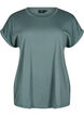 Kort&aelig;rmet t-shirt i bomuldsblanding, Gr&oslash;n, Packshot image number 0
