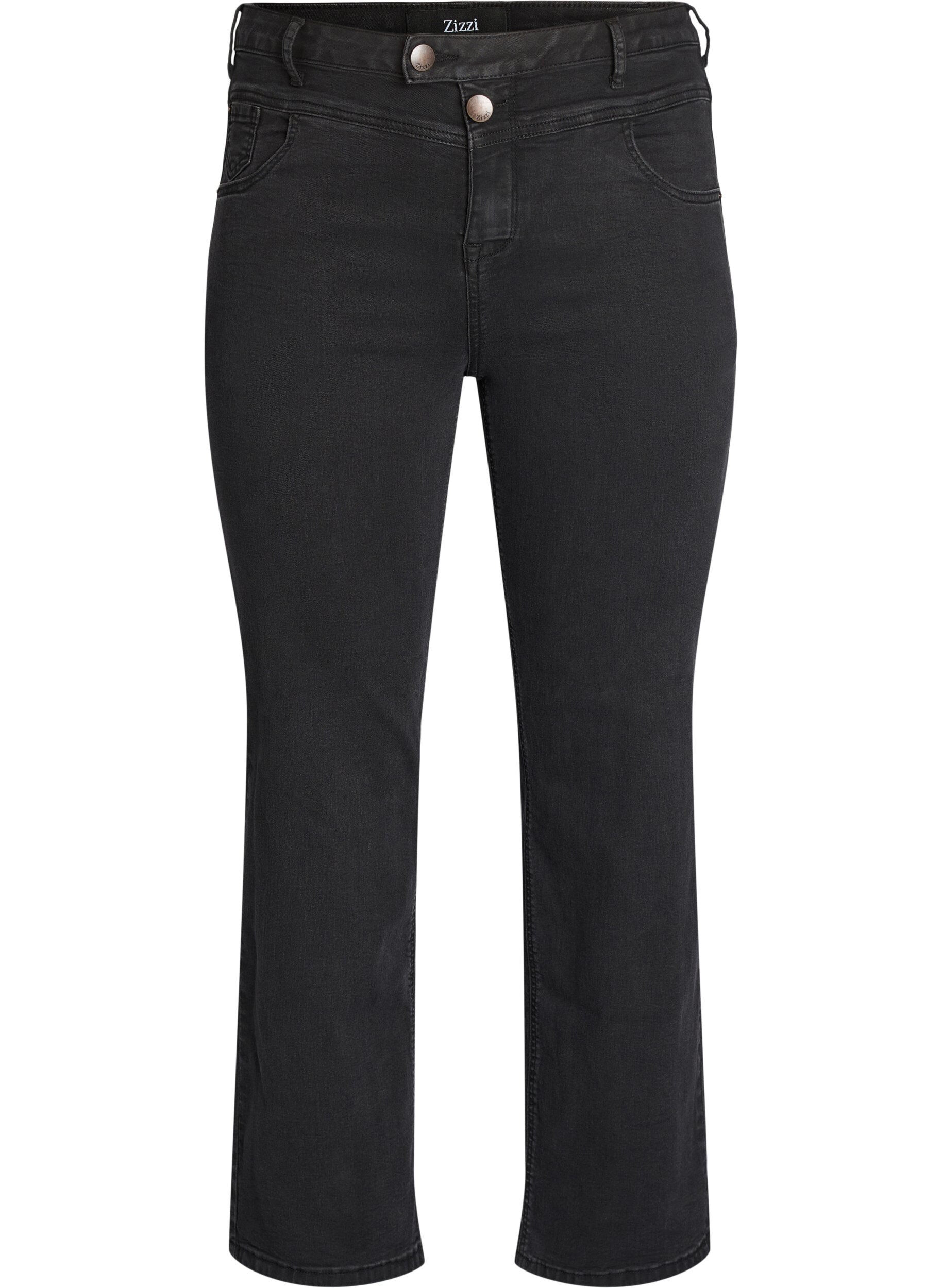 Regular fit Gemma jeans med h&oslash;j talje