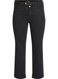 Regular fit Gemma jeans med h&oslash;j talje, Sort