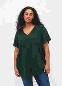 Kortærmet t-shirt med v-udskæring, Pine Grove, Model