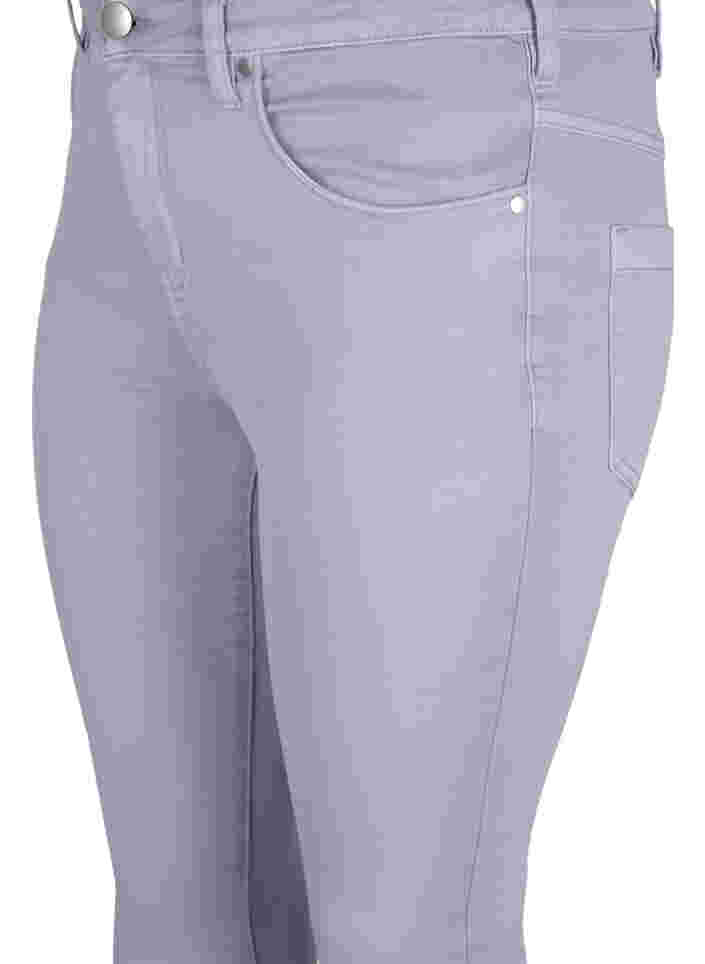 Super slim Amy jeans med høj talje, Lavender, Packshot image number 2