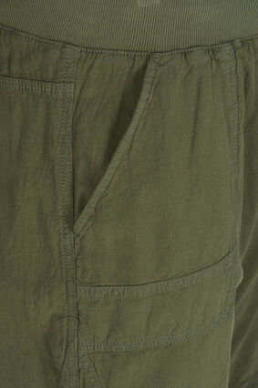 Løse shorts i bomuld, Ivy green, Packshot image number 2