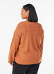 L&oslash;s striktr&oslash;je med markante syninger, Orange, Model image number 2