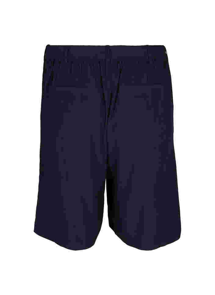 Lange shorts i viskose, Night Sky, Packshot image number 1