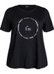 T-shirt med motiv, Sort, Packshot image number 0