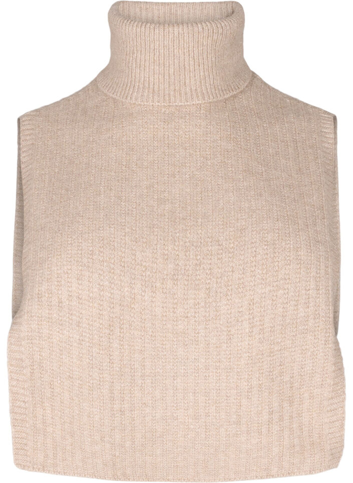 Ribstrikket halsedisse, Silver Mink, Packshot image number 0