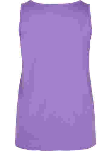 Top med a-shape og rund hals, Deep Lavender, Packshot image number 1