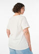 T-shirt i bomuld med printmotiv, Vanilla, Model image number 2