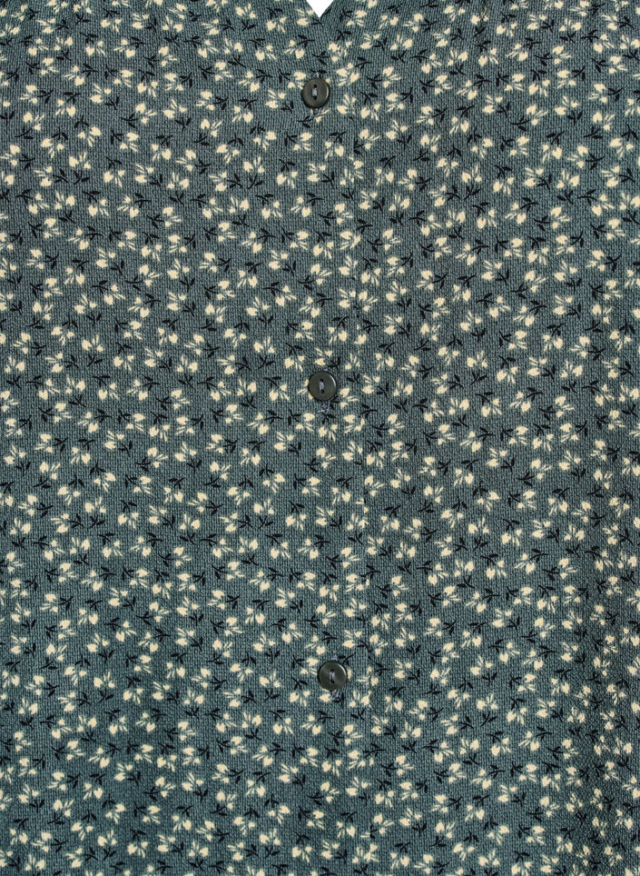 Skjortebluse med 1/2 ærmer, Grøn, Packshot image number 2