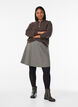 Kort nederdel med A-shape, Brun, Model image number 1