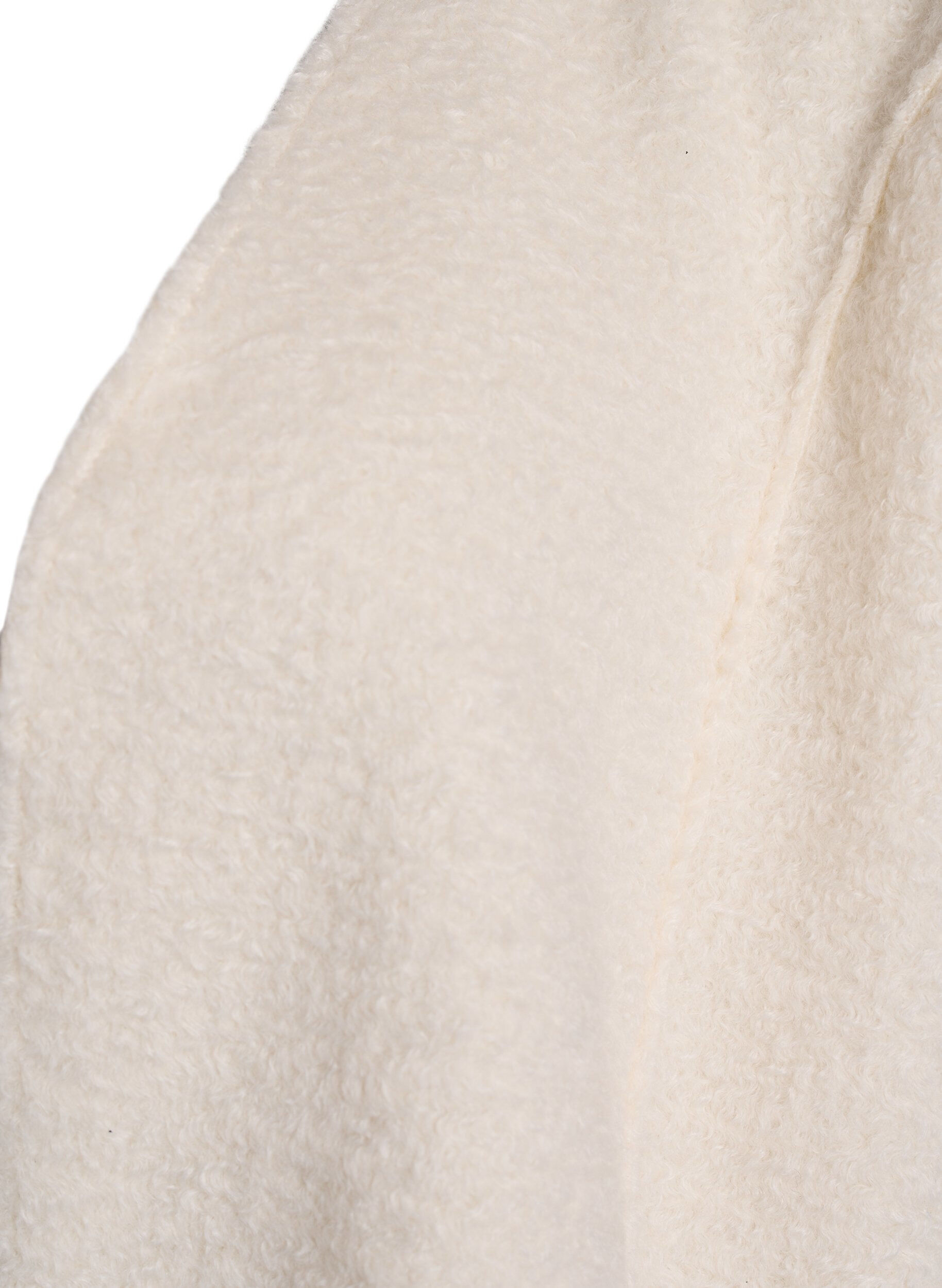 ZizziL&oslash;s cardigan med lommer, Vanilla, Packshot image number 2