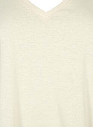 Kortærmet t-shirt med v-udskæring, Birch, Packshot image number 2