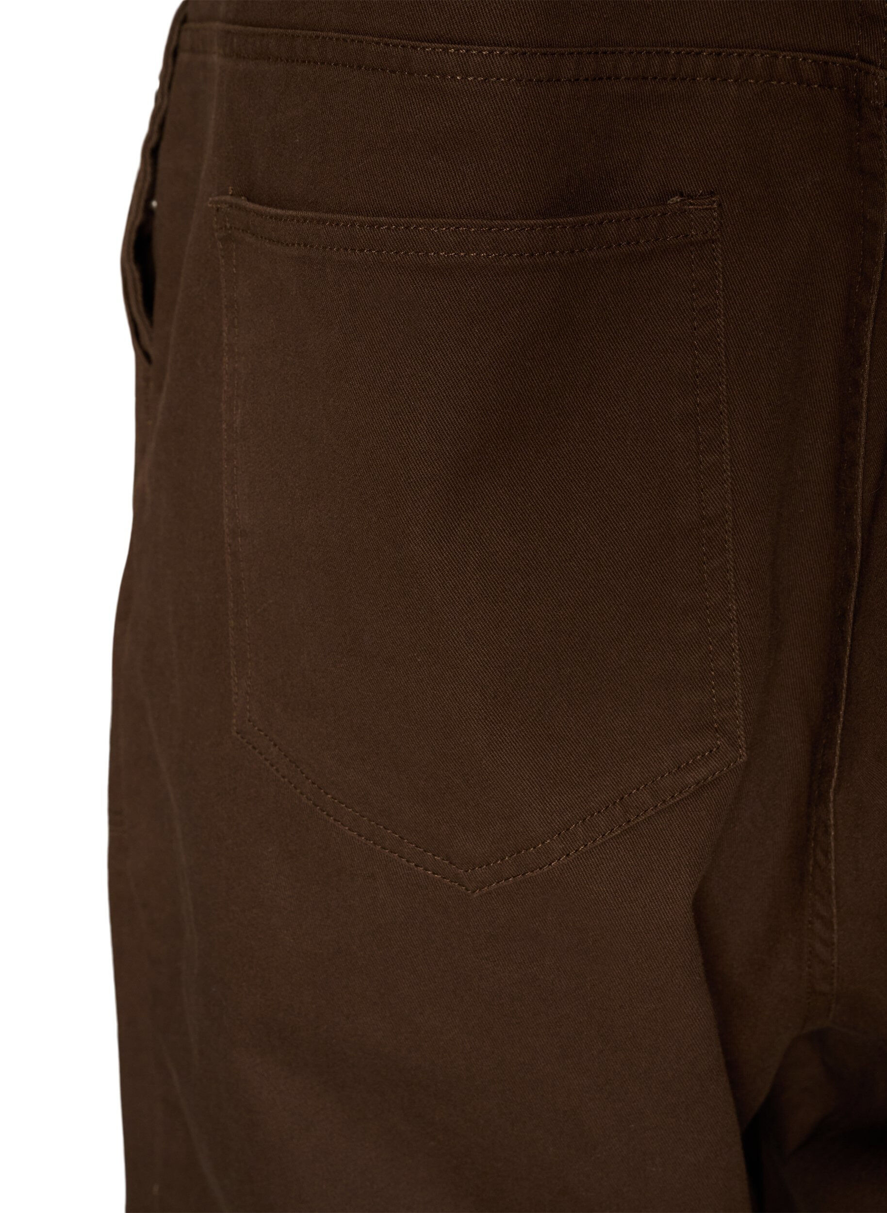 ZizziOveralls med balloneffekt og justerbare seler, Brun, Packshot image number 4
