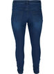 Jeggings i bomuldsmix, Dark blue denim, Packshot image number 1