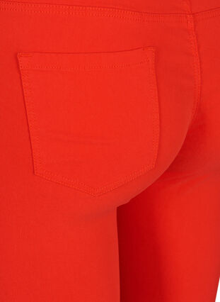 Slim fit bukser med lommer, Flame Scarlet, Packshot image number 3