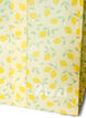 Shoppingbag med lynl&aring;s, Gul, Packshot image number 2