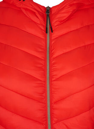 Letvægts jakke med hætte, Fiery Red, Packshot image number 2