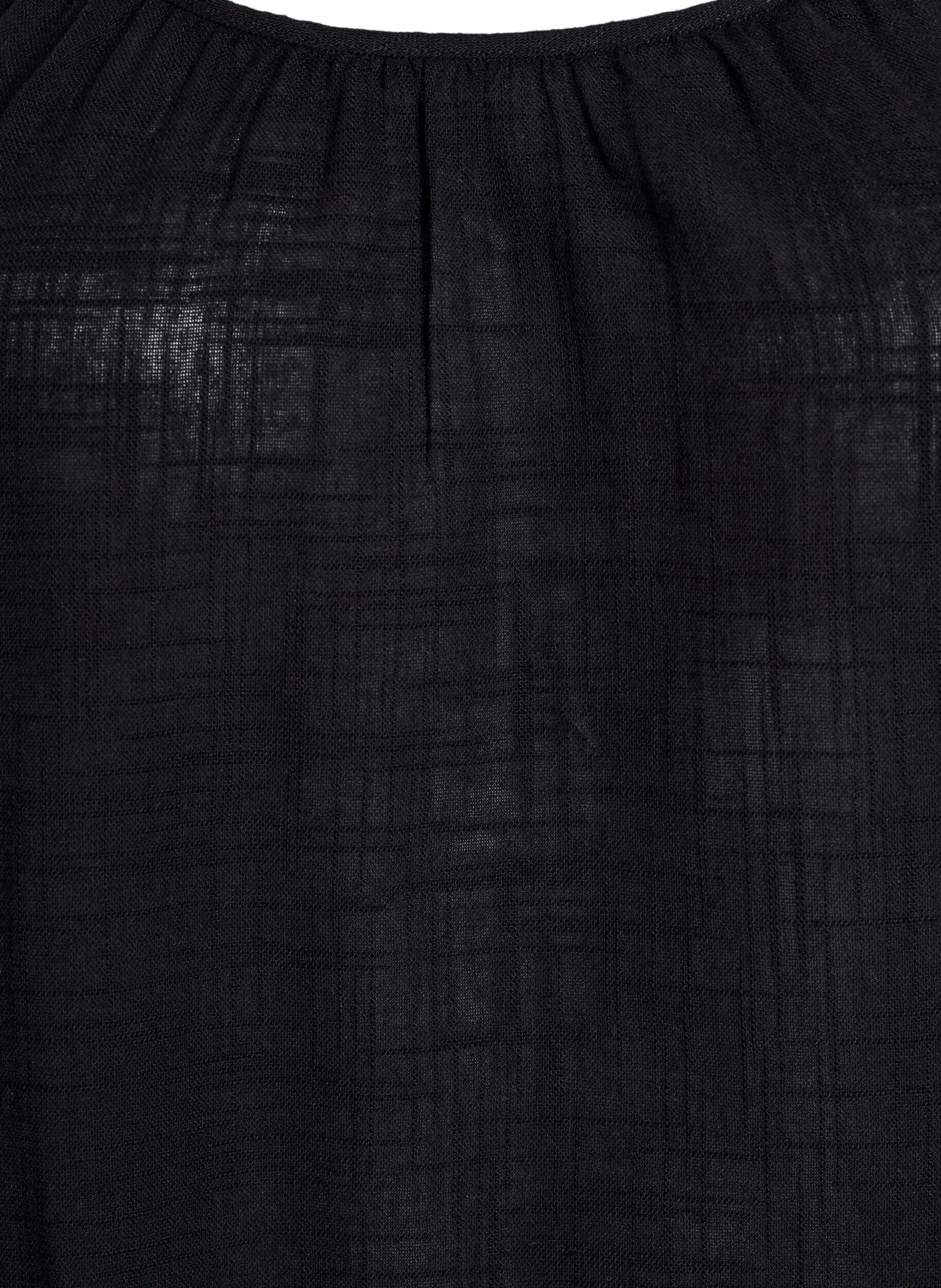 Zizzi FLASH - Midilang stropkjole i bomuld, Sort, Packshot image number 2