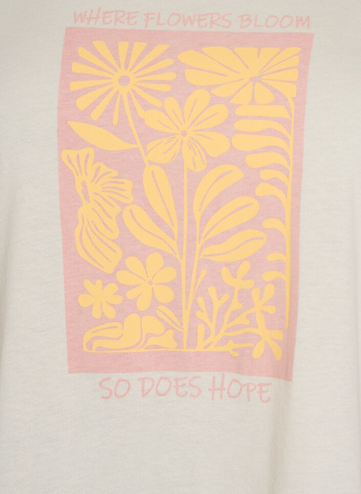 T-shirt med motiv, Hvid, Packshot image number 2