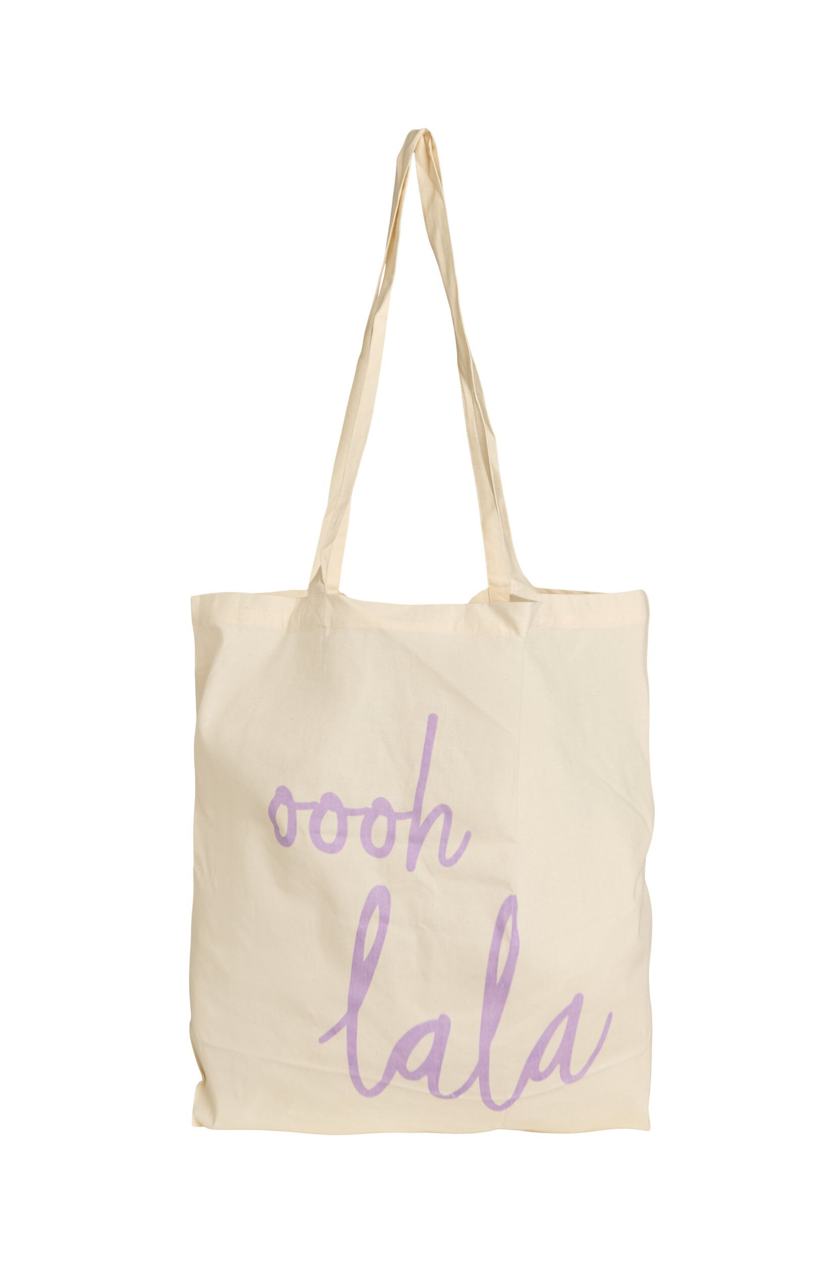 ZizziTotebag med print, Lilla, Packshot image number 0