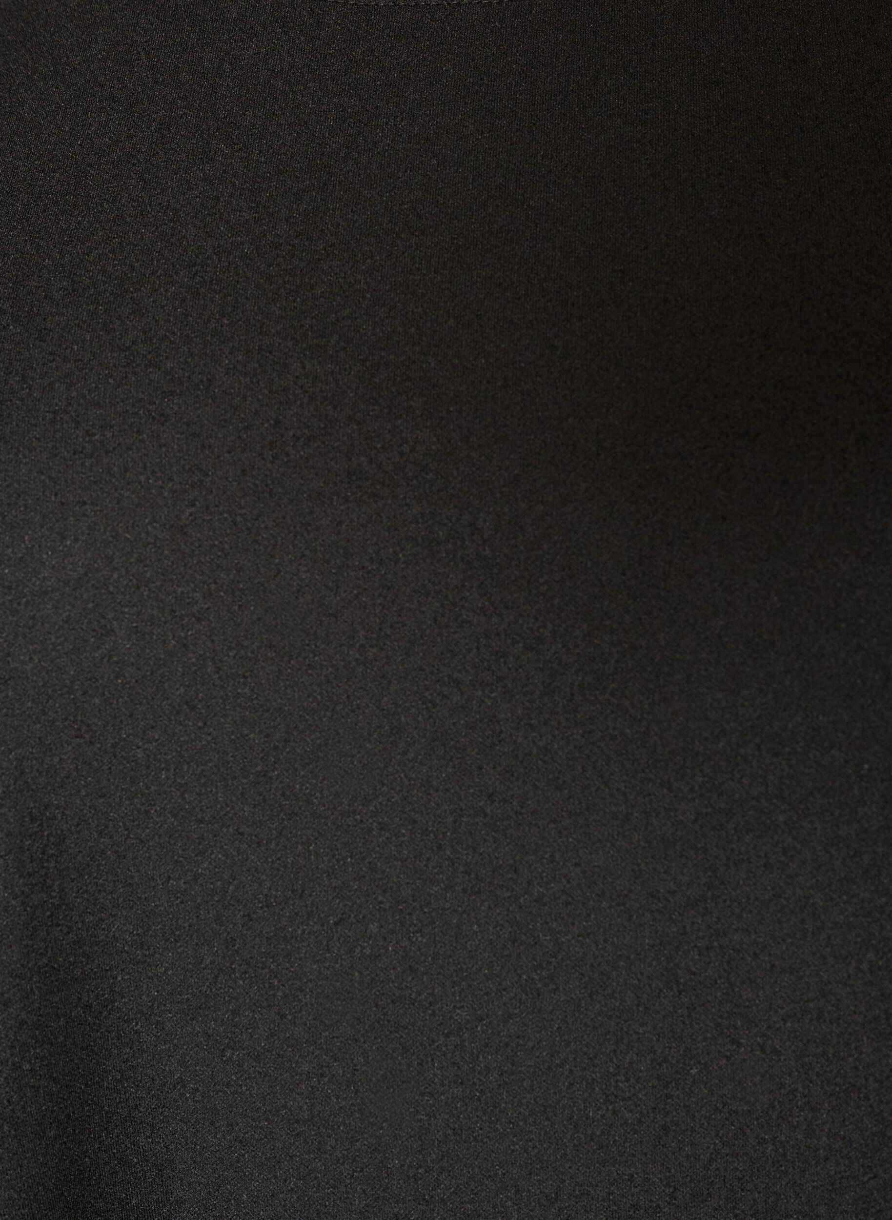 ZizziT-shirt med slids og dekorative knudelukninger , Sort, Packshot image number 2