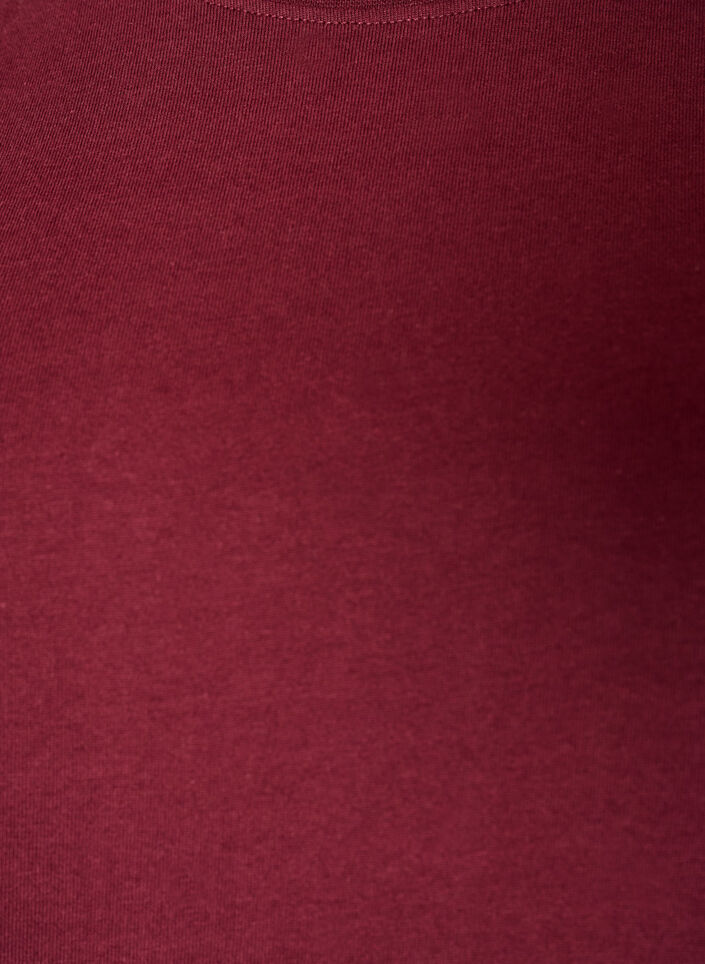 Boxy T-shirt i bomuld, R&oslash;d, Packshot image number 2