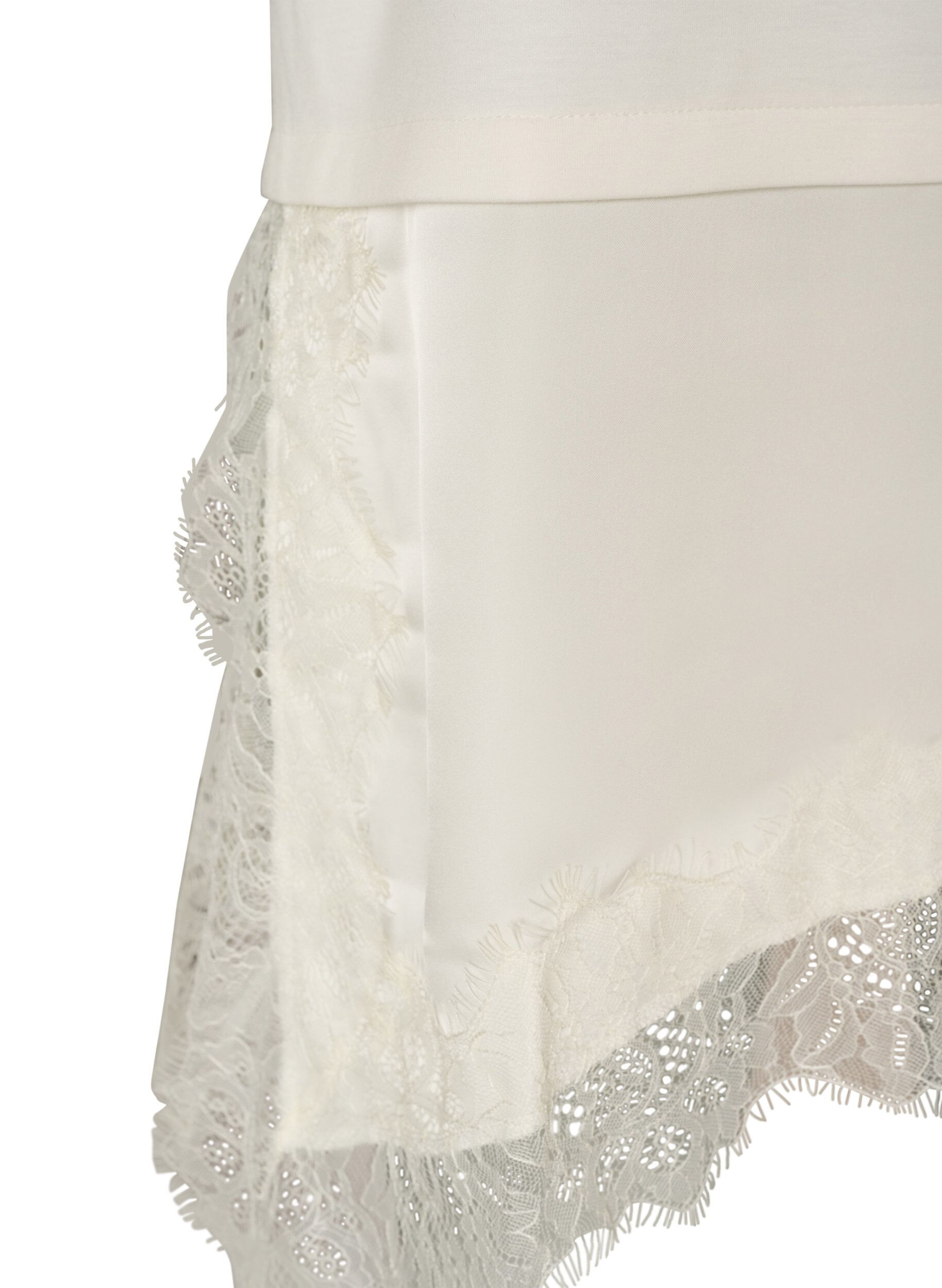 ZizziJerseybluse med lag-p&aring;-lag-look og blonde, Vanilla, Packshot image number 3