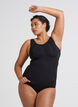 Shapewear top med brede stropper, Sort, Model image number 2