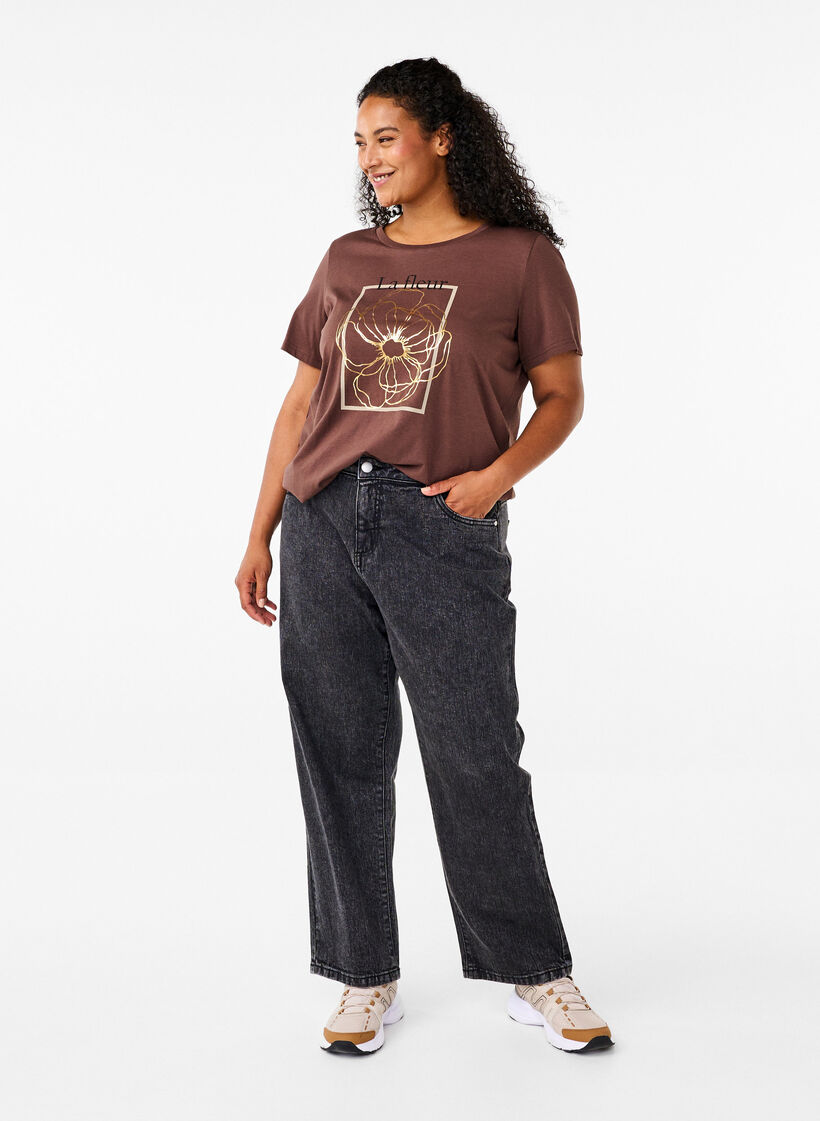 Bomulds t-shirt med print, Ch. Martini w.Fl.Box, Model image number 2