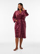 Morgenk&aring;be i bl&oslash;d velour med lommer, R&oslash;d, Model image number 0