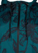 Regnjakke med print, Deep Teal Black, Packshot image number 2