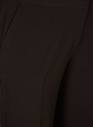 Klassiske bukser med vidde, Black, Packshot image number 2