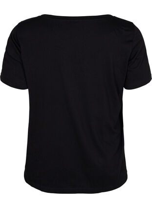 Trænings t-shirt med print, Black w. Cardio, Packshot image number 1